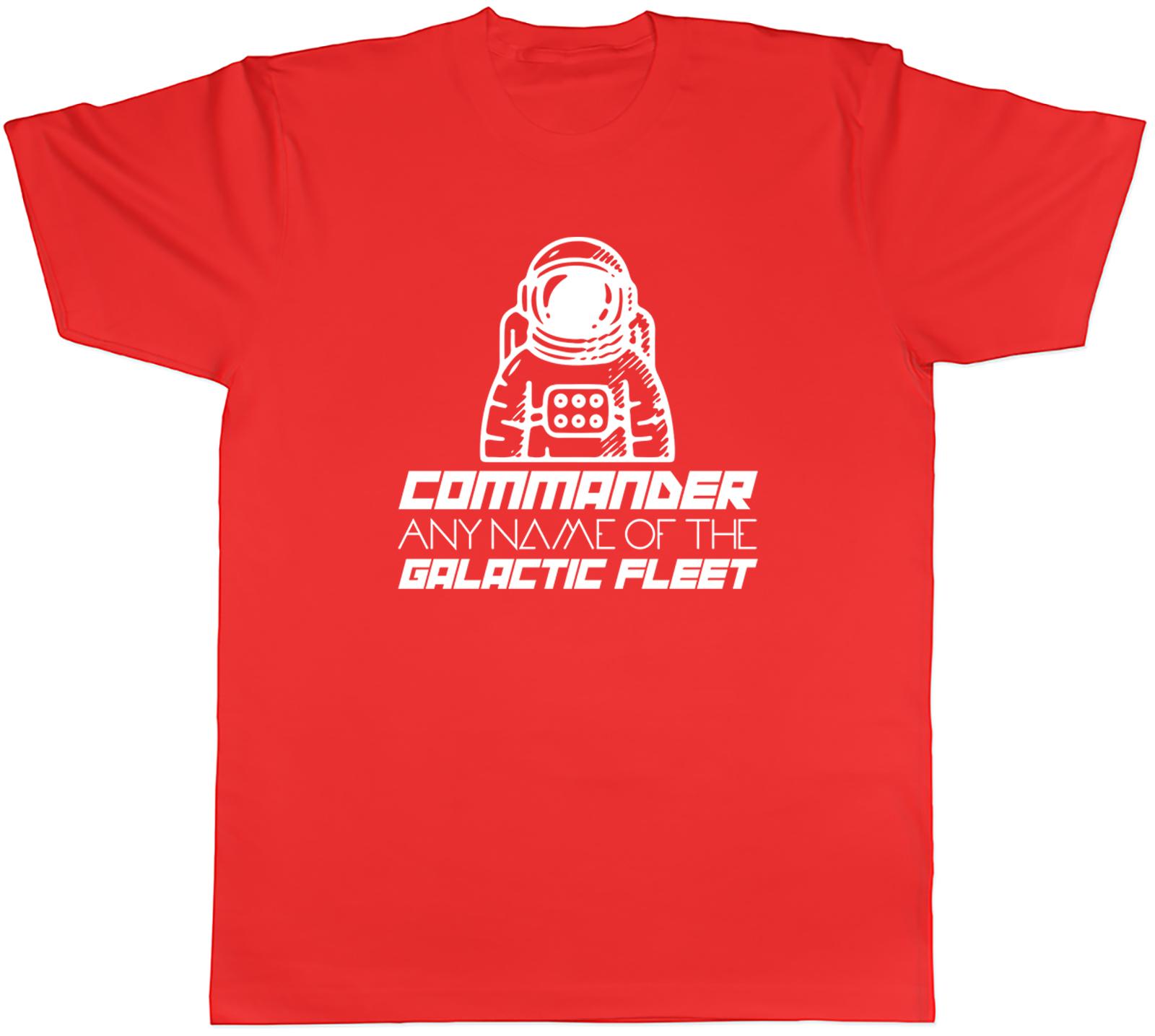 Personalised ComUnisexder of the Galactic Fleet Unisexs TShirt Tee Gift Top S