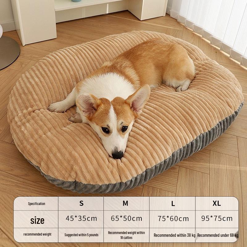 Cozy Winter Cushion for Dogs & Cats - Removable, Washable Sleeping Pad for Small Pets