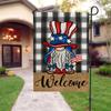 Double-sided Garden Flag Linen Printed Outdoor Garden Decoration Small Flag Holiday Flag