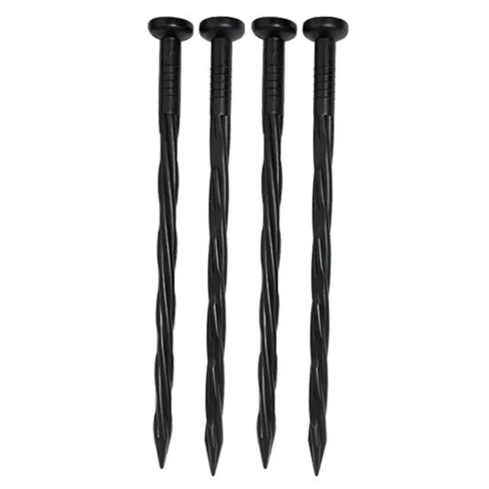 25 шт. пластиковые ландшафтные шипы, нержавеющие, высокопрочные, многоразовые, не легко деформируемые, садовые, спиральные, заземляющие гвозди