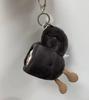 Cute Coffee Cake Plush Pendant Soft Stuffed Food Toy Fluffy Keychain Gift for Kids Birthday Christmas Bag Home Decor