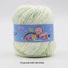 Pointillism Silk Fluff Yarn: Medium Thickness for Hand-Knitting Baby Sweaters, Scarves, and Bags.