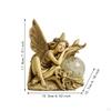 Garten Solar Statue Licht Elf Mädchen Skulptur Fee Figurine Rasen Ornament für Bauernhaus