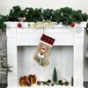 Gifts Elk Bear Christmas Socks Snowman Cartoon New Year Socks Gift Bags for Fireplace