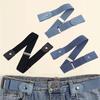 Adjustable Invisible Waistband Tightener Soft Fabric Belt For Pants Discreet Support Easy Closure