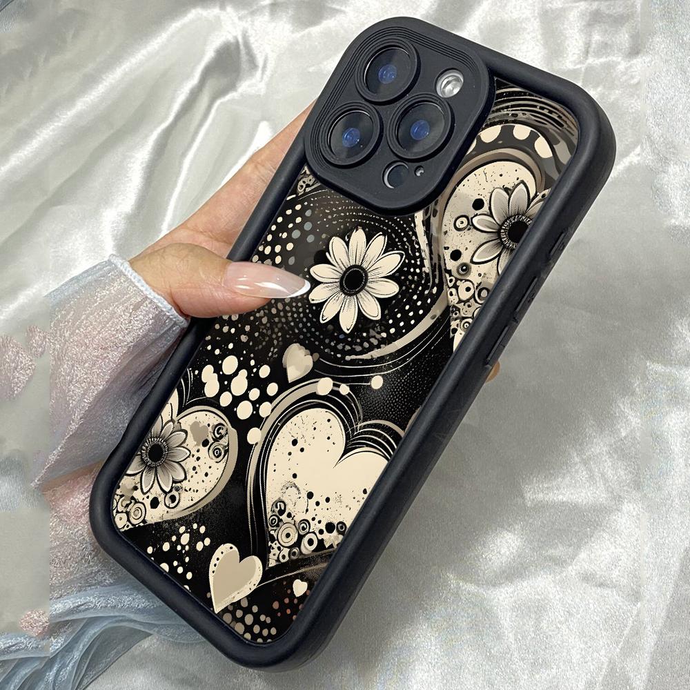 JT12 All the Beautiful Color's Love Realme 14 15 Huawei P40 Honor 70 90 Infinix Tecno itel Motorola Google All Model Angel eyes Soft TPU Phone Case