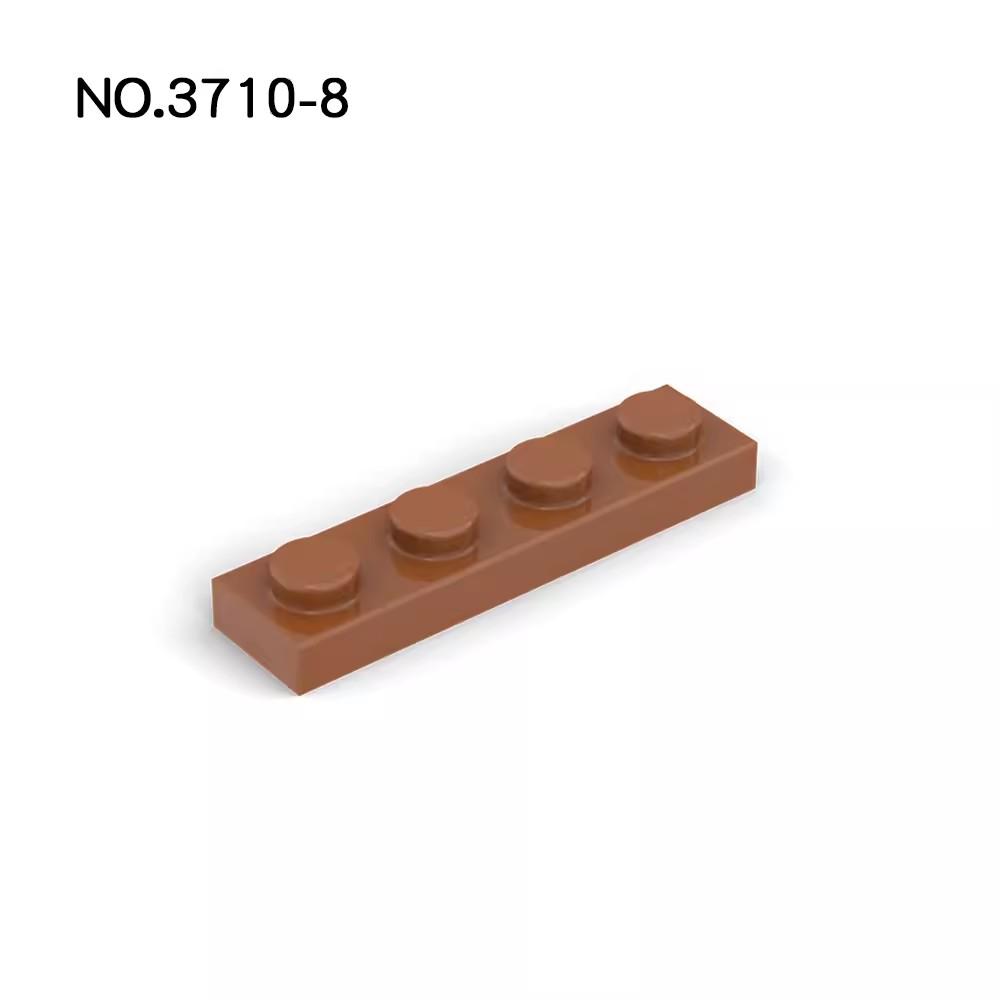 20Pcs MOC Compatible Assembles Particles Plate 3710 1x4 for Building Blocks Parts DIY Enlighten Bricks Educational Tech Toys