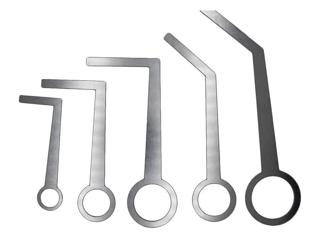 Set de instrumente de ajustare pentru etanșarea garniturilor de saxofon - 5 dimensiuni