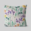Retro Flower And Bird Pillowcase Dormitory Decoration Office Living Room Sofa Home Pillowcase One Side