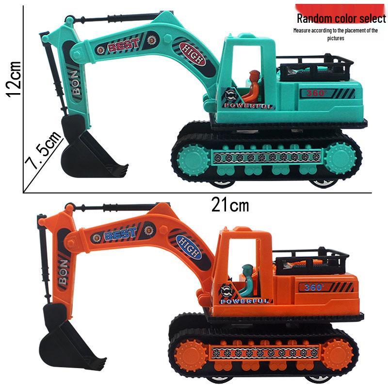 Large Inertia Engineering Excavator Toy Simulation Model for Kids
