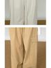 Women's Spring Drape Twill Tencel Cotton Wide-Leg Elastic Waist Pants - Versatile Workwear and Casual Slim Trousers