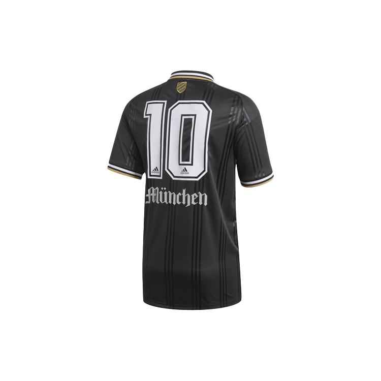 

Adidas Soccer Jerseys Men s Black Moderate Straight Fit FK3557 M