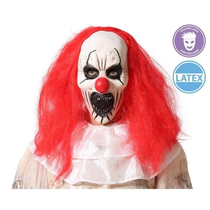 Mascara - ATOSA - Máscara De Payaso Con Cabello - Multicolor - Taille Unique - Non Waterproof