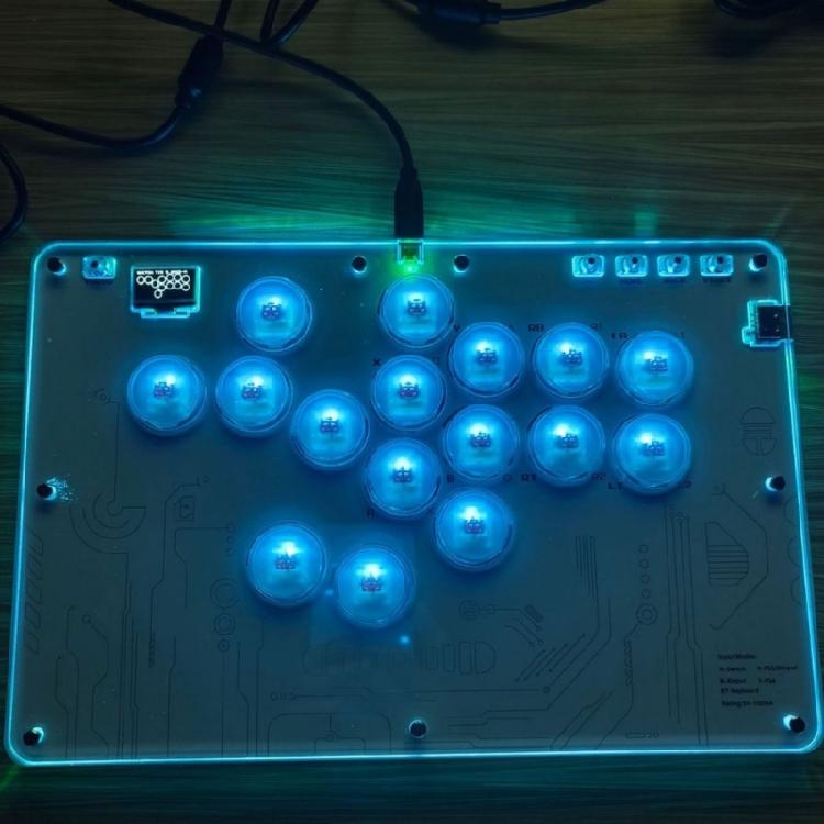 Arcade Stick 16 Key Keyboard Fight Stick for PC Game Controller Joystick Game Keyboard Game Accessory