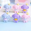 Candy Colored Elephant Rubber Eraser for Kids Cute Cartoon Kawaii Novelty Stationery Office School Supplies 3 Pieces