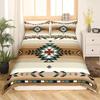 Geometric Pattern Down Comforter Set Bedding Set 3-piece Duvet Cover Set