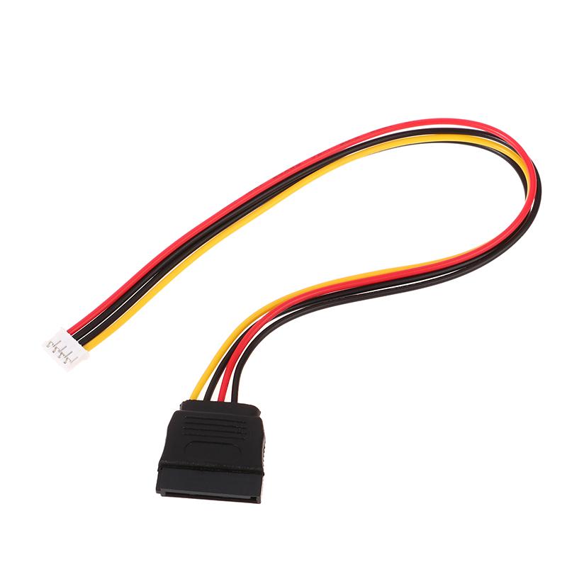 PH 2.0mm 4Pin Small Type To 15Pin HDD SATA Power Supply Cable Cord 20AWG Wire For Industrial All-in-one HD Mini 5V 12V