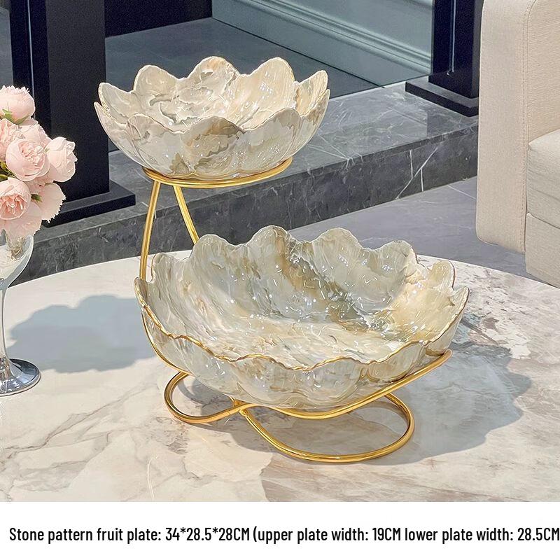 European Style Multi-tier Ceramic Serving Platter