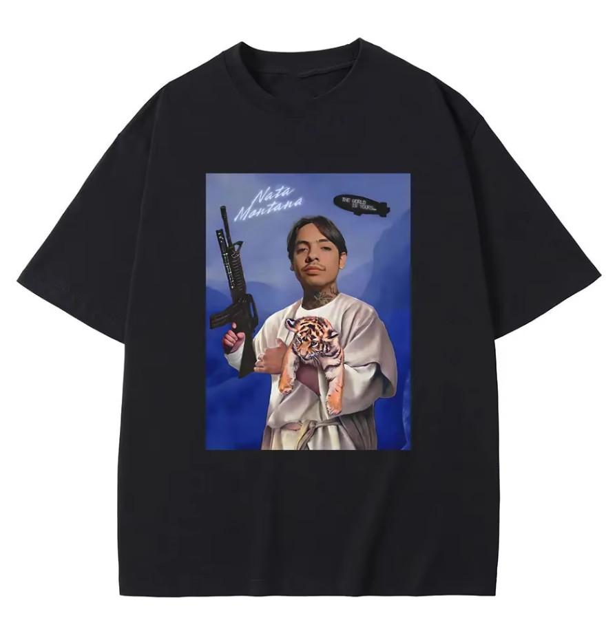 Natanael Cano Tiger Graphic T-shirt size S-5XL S