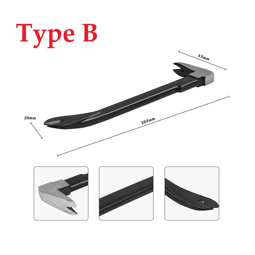 

For Home Projects For Renovation Tasks Nail Remover Metal Pry Bar As Show Minimal Damage To Surfaces Precision-honed Claws