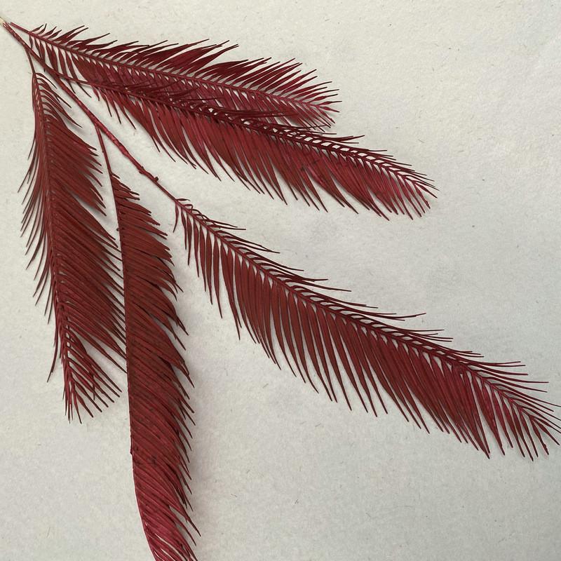 

Fern Foliage Faux Texture For Indoor Decoration Wedding Photography Props Gift темно-красного