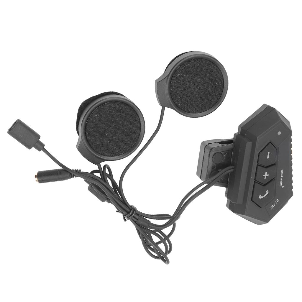 Motorrad Bluetooth Kommunikationsheadset 2000mAh Kabellos Wasserdicht Helm Headset für