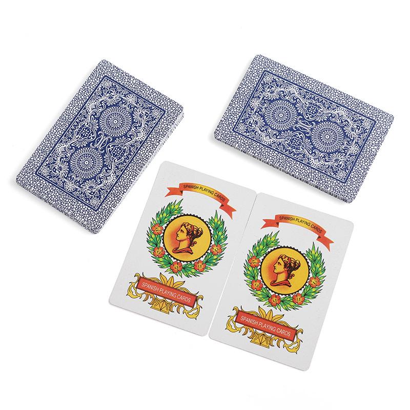 QAIPES Spanish PVC Premium Plastic Playing Cards: 32 Decks, 50 Cards Each, for Adult Poker