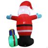 Christmas Inflatable Santa Props Xmas Decor for Yard Backyard Outdoor Indoor