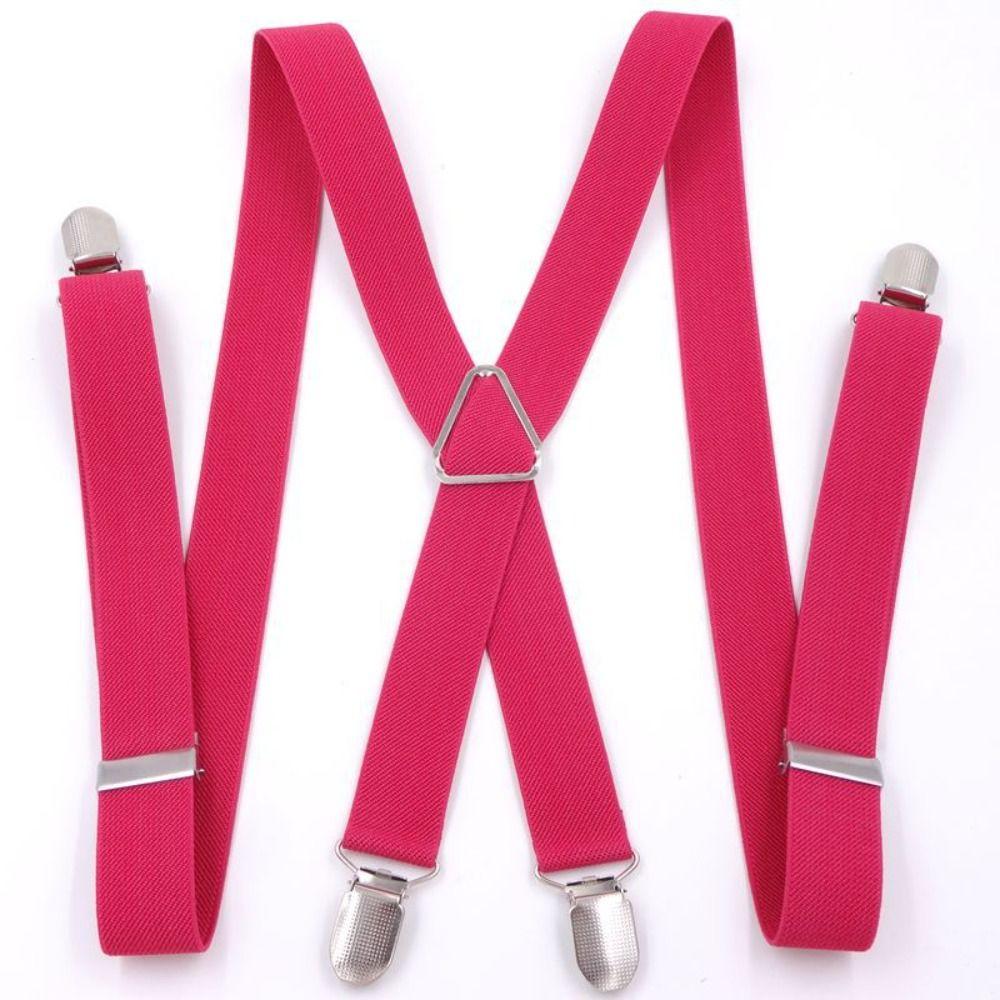 2.5cm Wide Vintage Suspenders Adjustable Trouser Straps Belt New Braces Suspenders  Adult