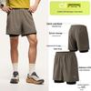 Quick-Dry C5 Men's 2-in-1 Running Shorts