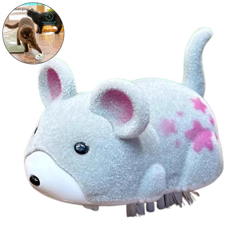 

Hamster Teaser That Escapes, Cats Catching Mouse Game, Interactive Cat Toy, Quirky Pet Interactive Tools серый