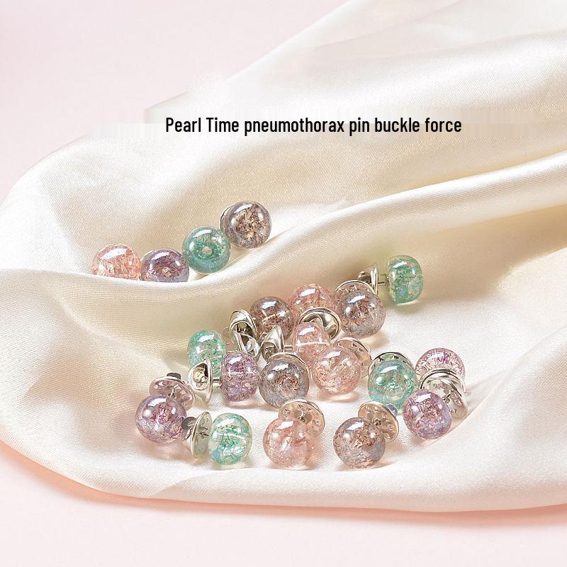 Korean Minimalist Women's Pearl Brooch - Versatile Jewelry Pin for Clothing