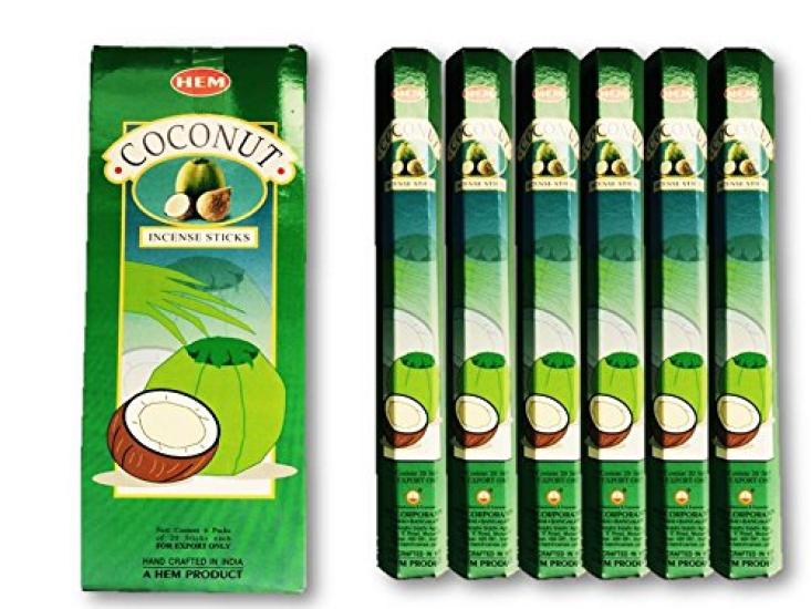 

case pieces per box x 6 HEM/Incense stick/Incense Coconut/1 (20 boxes)