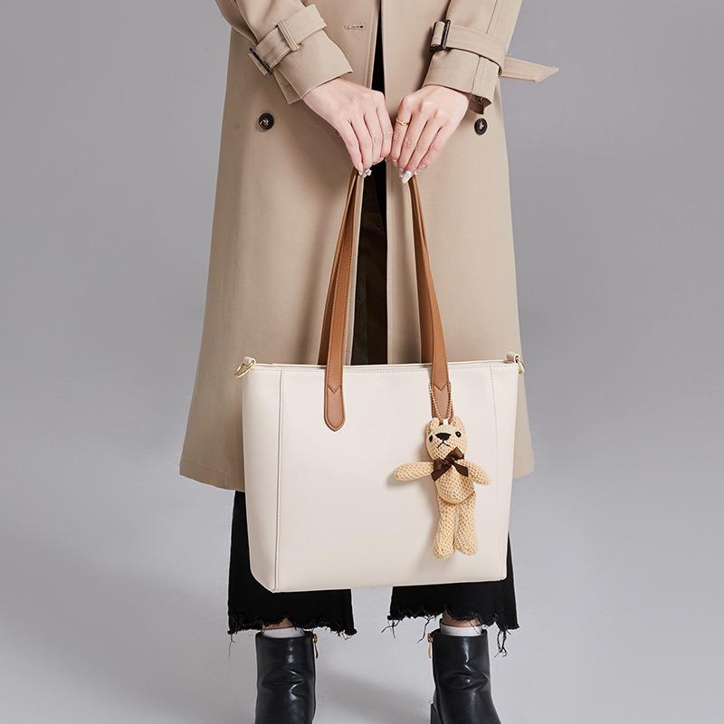 Textured Large Capacity Bag Female Genuine Leather 2SHOUKENPIJU-89269024 New Fashion Casual Shoulder Large Bag Ladies Handbag Tote Bag