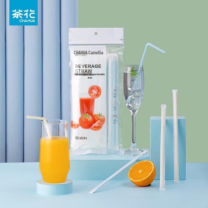 

CHAHUA Disposable Flexible Drinking Straws