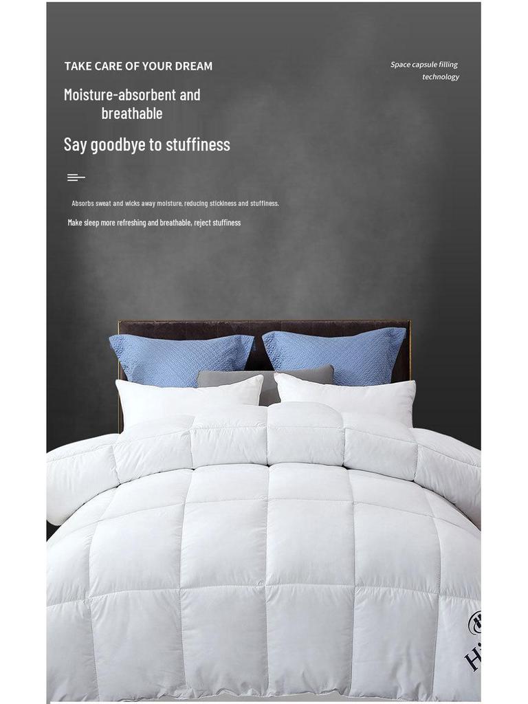 Yueji Mei Down Alternative Winter Quilt - Luxury Five-Star Hotel Comfort for All Seasons