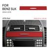 Top Suede Trim LHD RHD Sticker For Mercedes Benz SLK R171 2004 2005 2006 2007 2008 2009 2010 Car Central Air Outlet Accessories