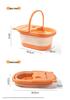 Foldable Foot Bath Basin with Lid and Foot Protection, Over-the-Calf Design, Constant Temperature, Plastic Basin for Foot Soaking and Washing.
