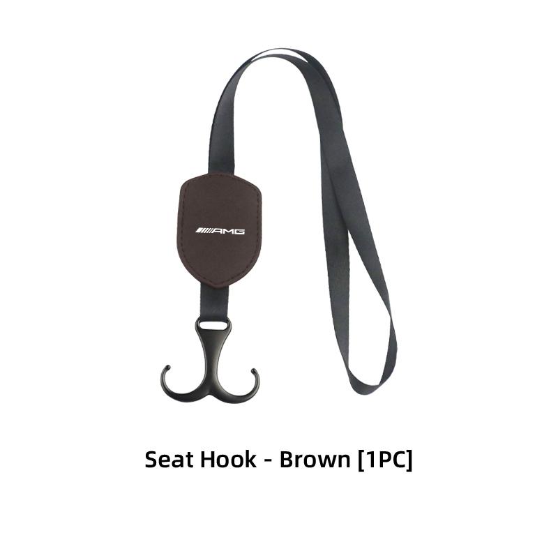 Car Seat Back Hook Leather Hanger Storage Holder Organizer For Mercedes Benz AMG W204 W205 W203 W211 W201 W210 W108 W124 W126 BF1