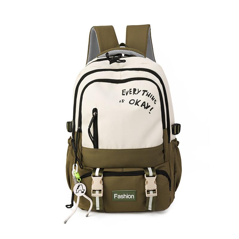 Ielgy Large Capacity Backpack Cute Lightweight Korean Version Japanese Backpack