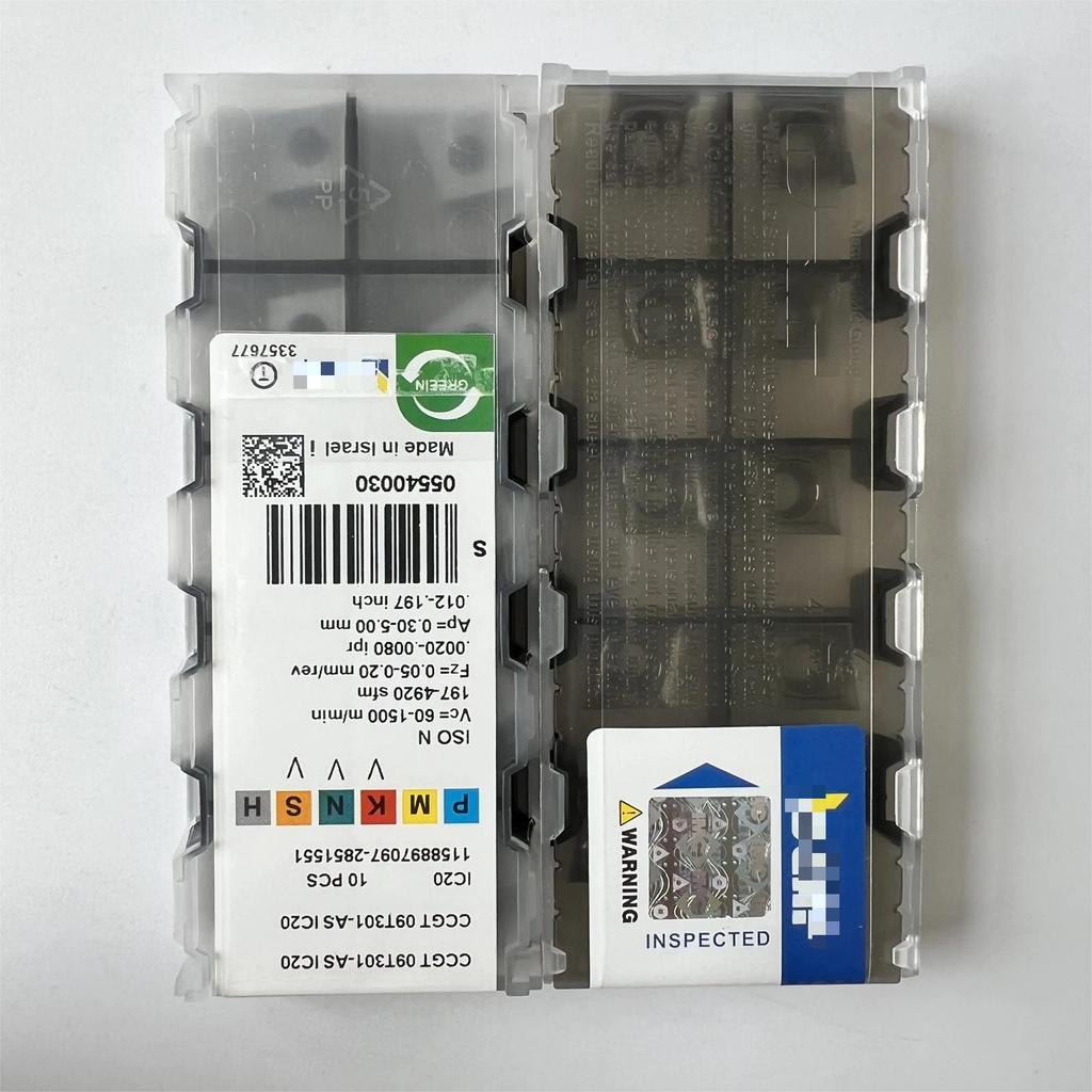 CCGT09T301-AS IC20 / Industrielle Wendeschneidplatten aus Hartmetall 10 Stück