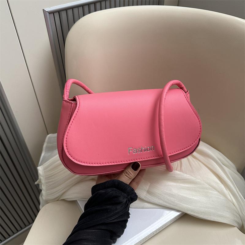 Women'S Bag Spring Fashion Shoulder Bag Retro Pu Bag Niche Versatile Messenger Bag