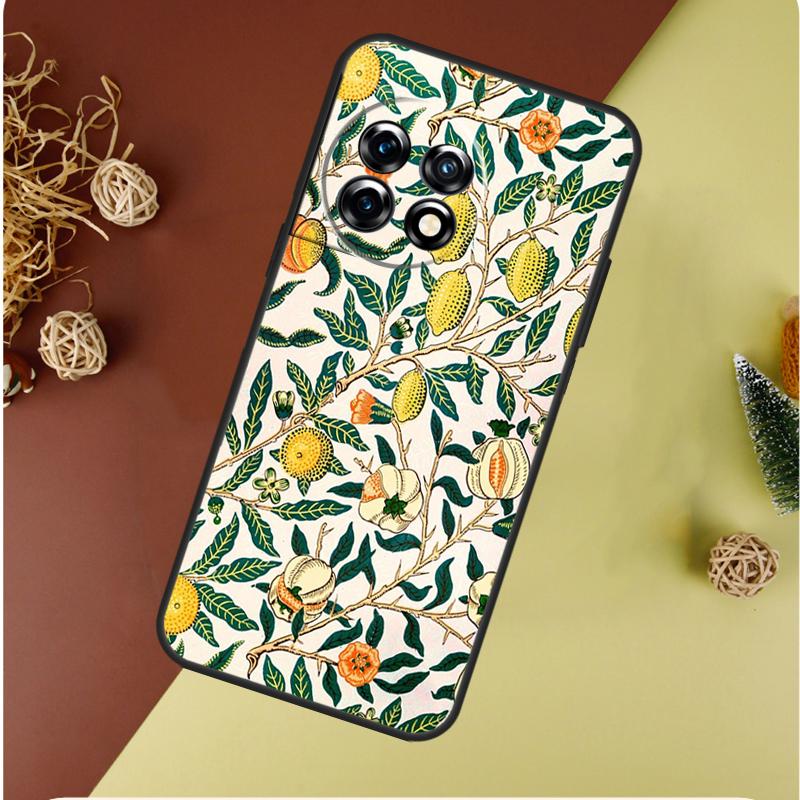 Summer Lemon and Leaf For OnePlus 13 13R 12 12R 11 9 10 Pro 8T 9RT 10T 10R N20 N30 Nord CE 2 3 4 Lite Phone Case