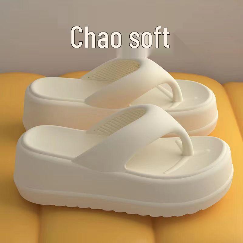 

Women s Thick-Soled Flip-Flops - 2025 Non-Slip Toe-Post Sandals for Summer Beach Wear Fits 37-38