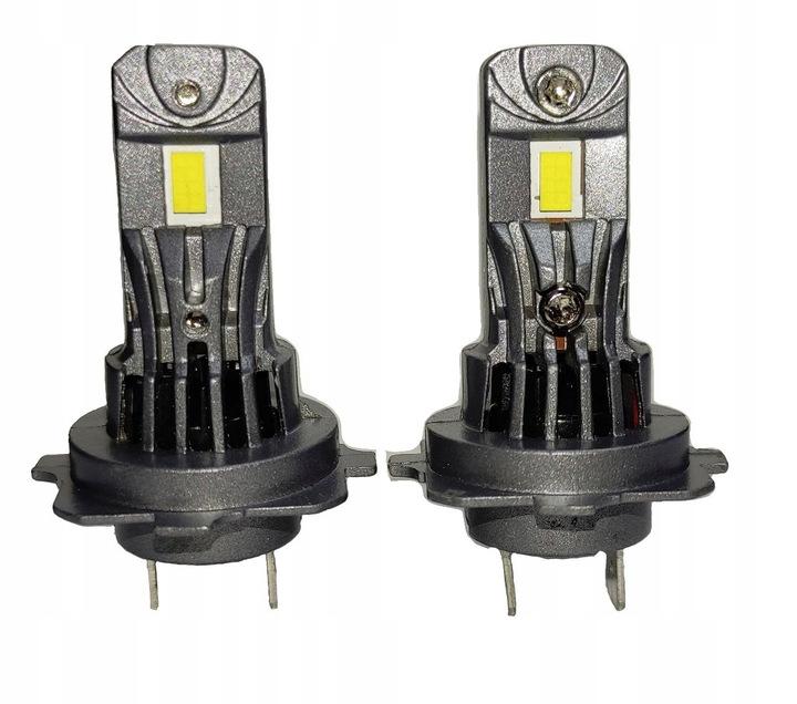 Żarówki Led H7 Homologacja 80W 20000Lm 6500K 1000% Canbus Mocne 2 Szt.