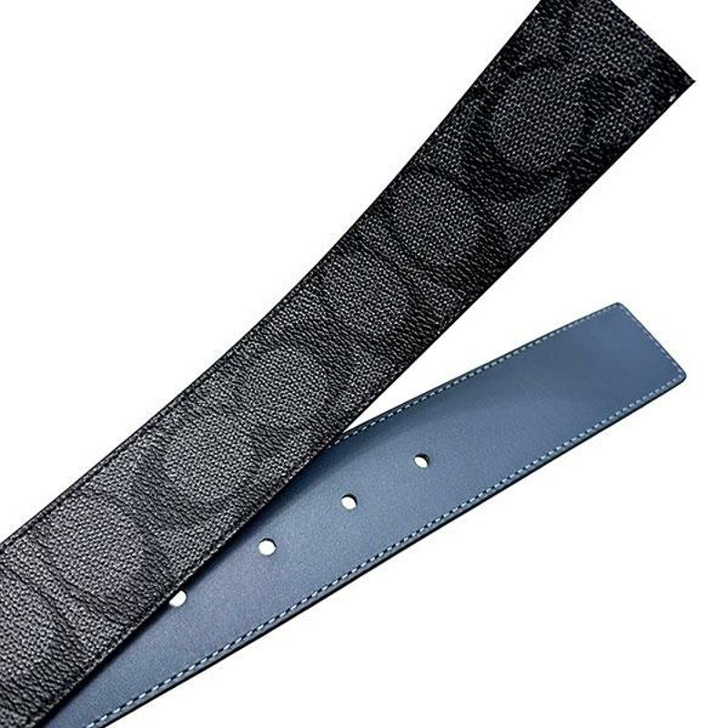 Coach Card Case Gift Set Classic Monogram Belt Men Accessories Black C8278-QBEP7