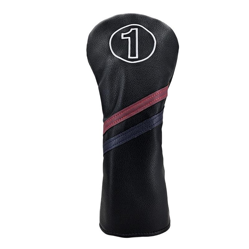 PU Leather Golf Club Protective Sleeve: Head Covers for Woods, Irons, and Putters