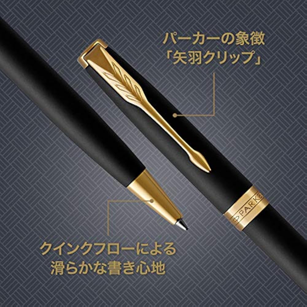 PARKER Parker Ballpoint Pen Oil-based Sonnet Matte Black GT 1950876 Regular Imported