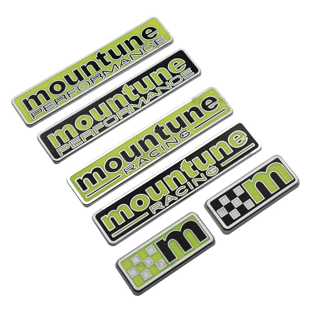 1Pc Metal Car Whole Body Side Rear Trunk Emblem Sticker for Mountune Logo Fiesta Focus Mondeo Ranger Mustang Ecosport Transit
