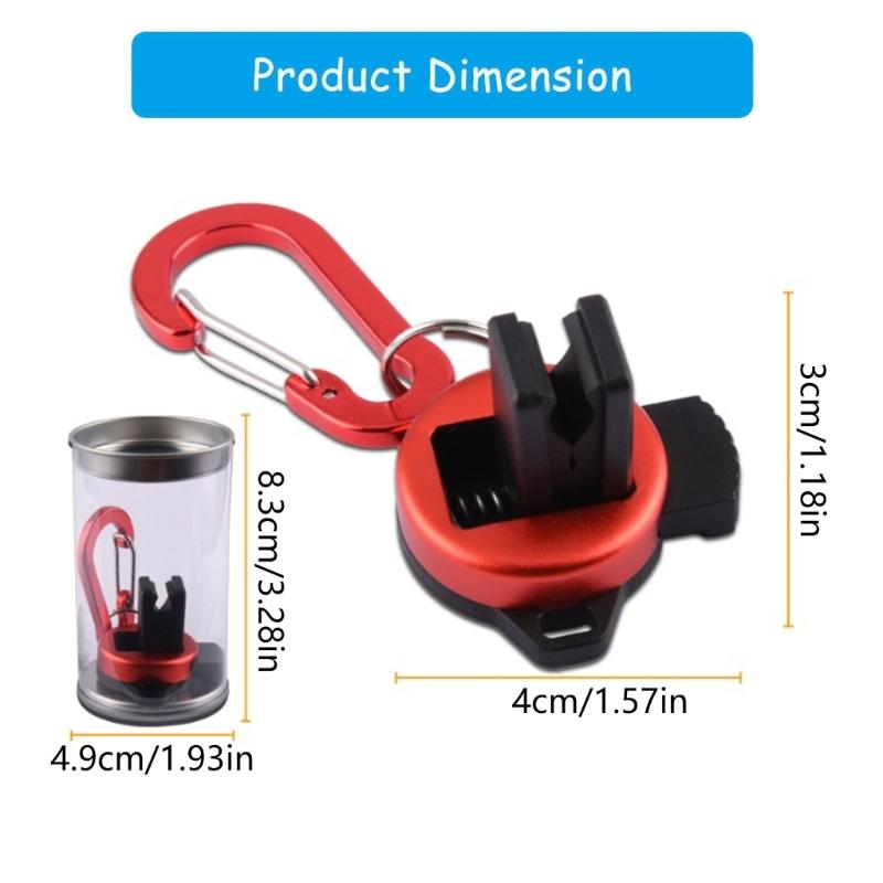 Portables Fishing Rod Clip with Fly Fishing Tackle Accessories Rod Assistant Tool Rod Accessories